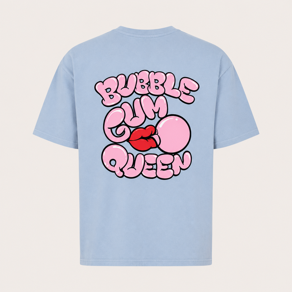 Bubble Gum Tee – Light Blue