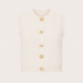 Seaside Knit Gilet – Off White