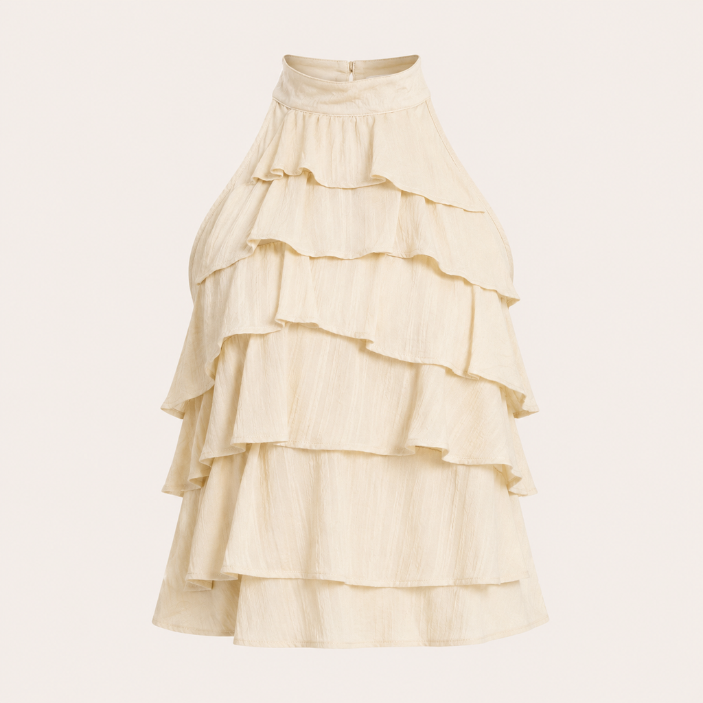 Ruffle Halter Top