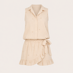 Heart Breeze Co-ord Set – Champagne