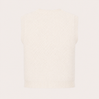 Seaside Knit Gilet – Off White