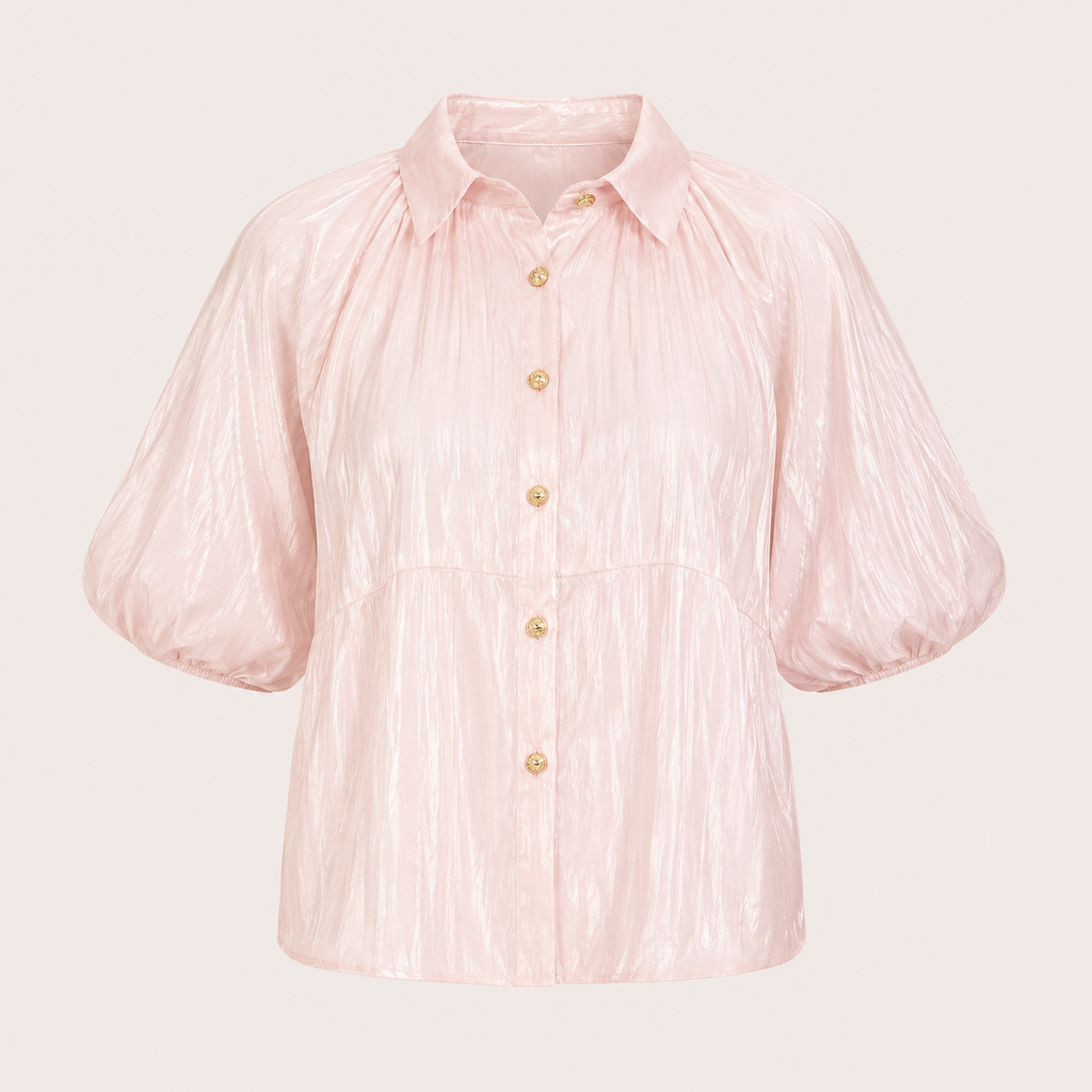 Blush Pink Glow Blouse