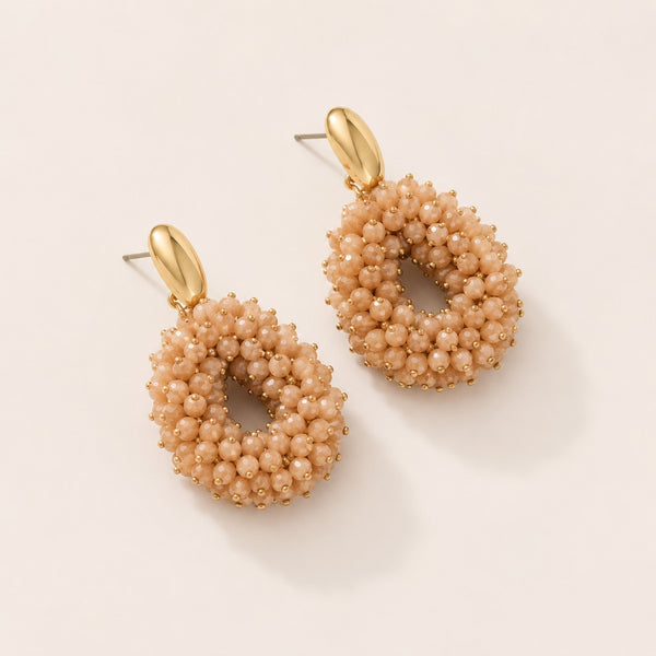 Beaded Hoop Oorbellen