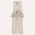 Linnen Ruffle Set