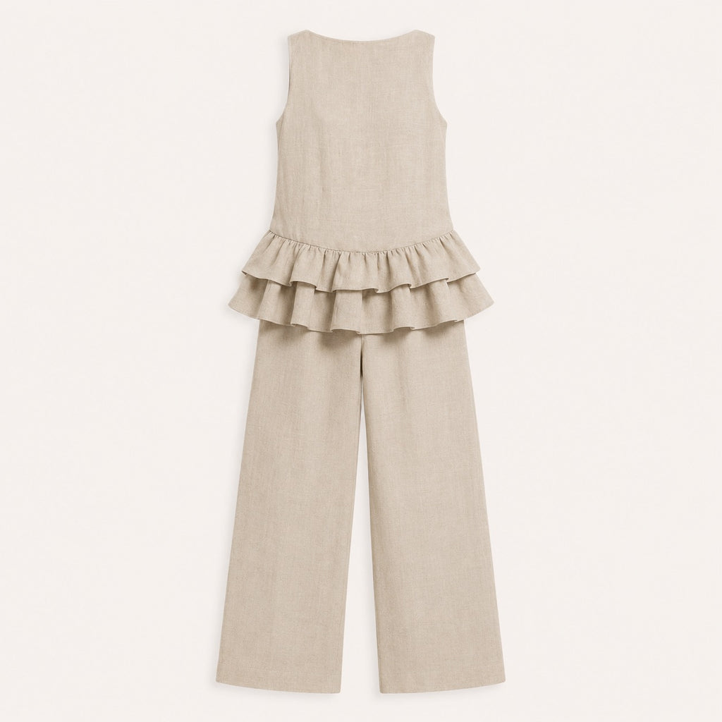 Linnen Ruffle Set