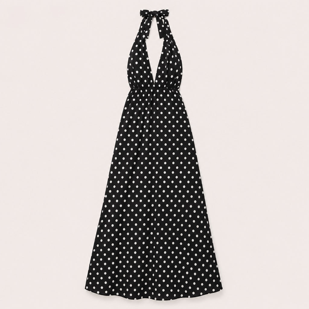 Polka Dot Maxi Dress