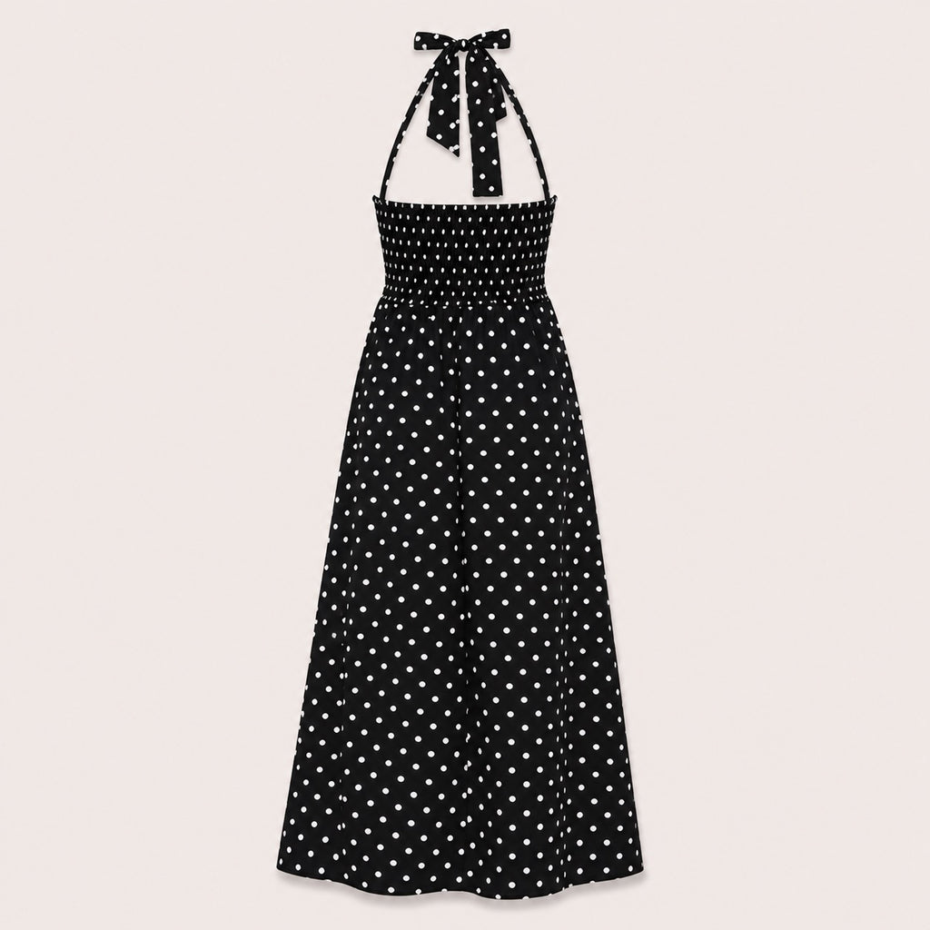 Polka Dot Maxi Dress