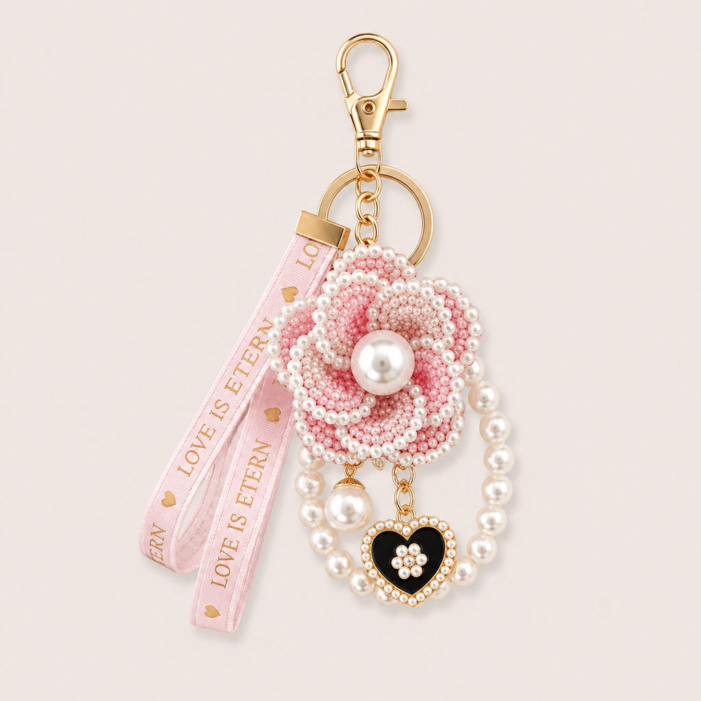Pearl Bloom Bag Charm