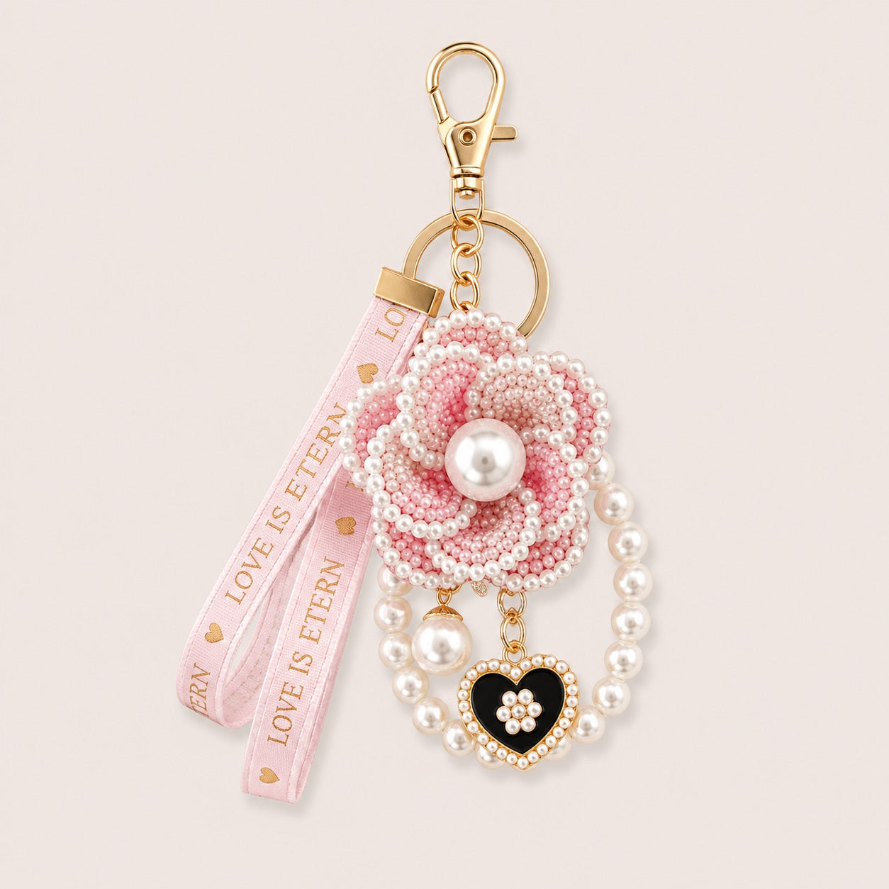 Pearl Bloom Bag Charm