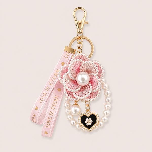 Pearl Bloom Bag Charm