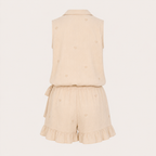 Heart Breeze Co-ord Set – Champagne
