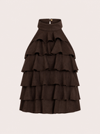 Ruffle Halter Top