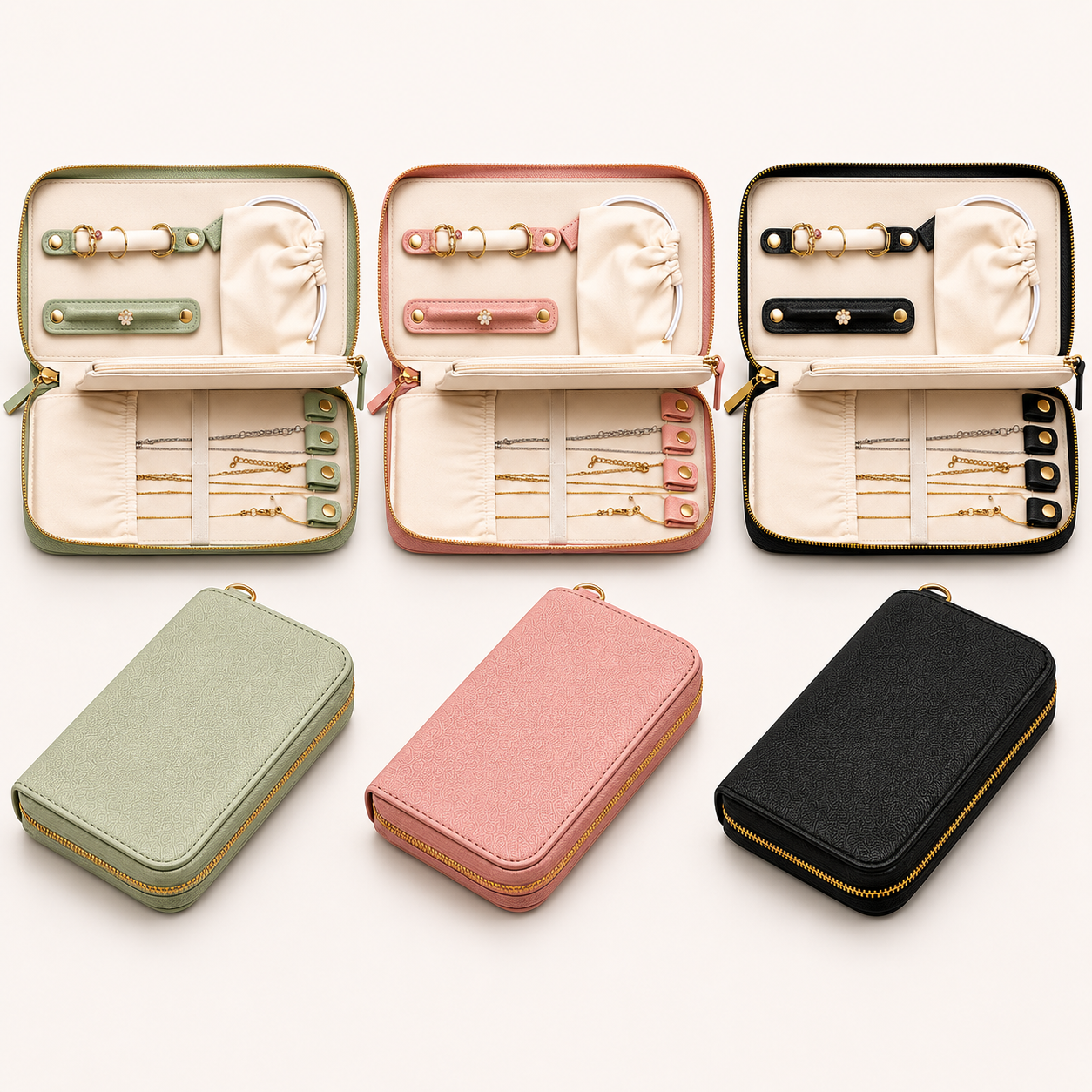 Bloom Travel Jewellery Case