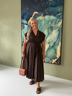 Espresso Elegance dress