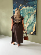 Espresso Elegance dress