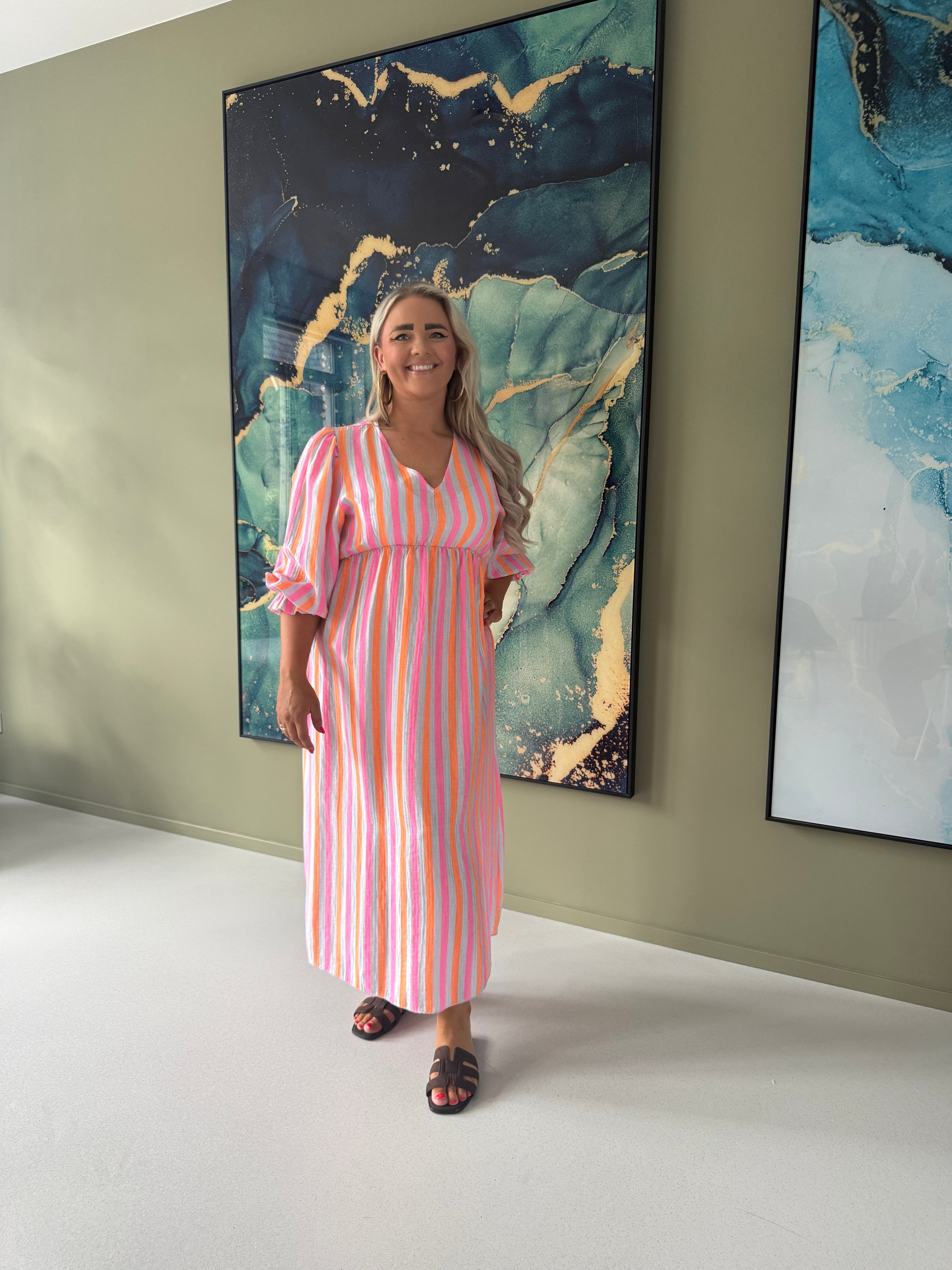 Darling Maxi Dress - Fuchsia