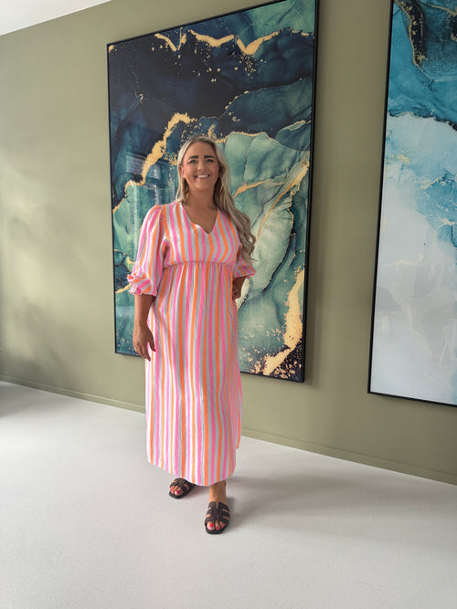 Darling Maxi Dress - Fuchsia