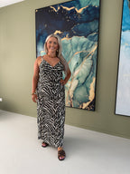 Zebra Maxi Dress