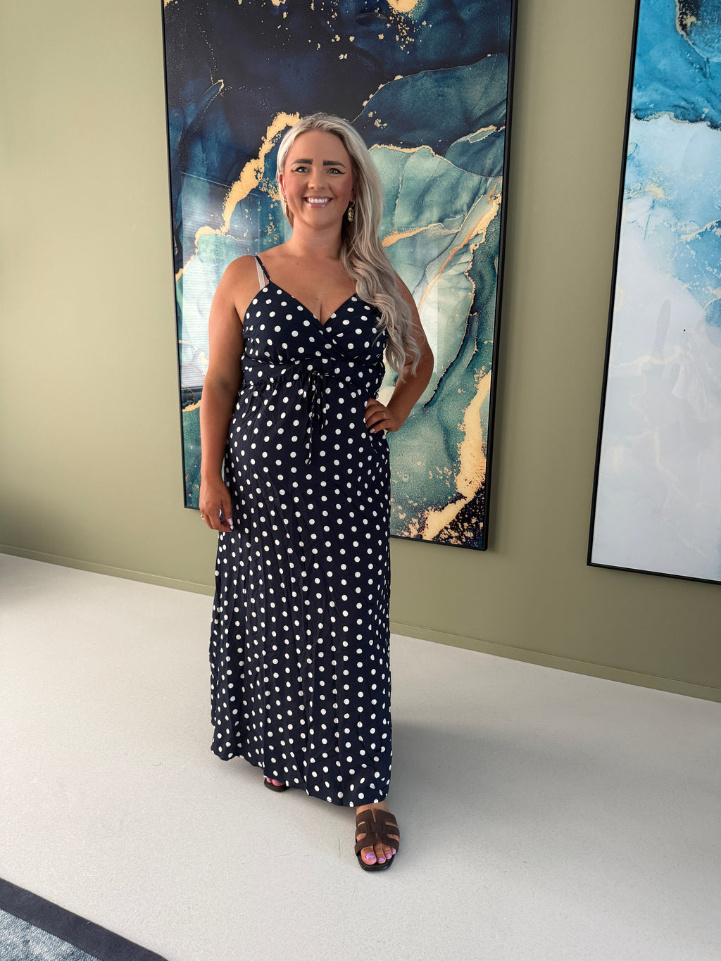 Dots Maxi Dress