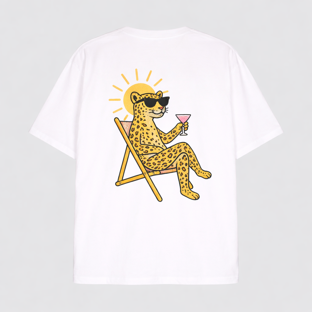 Cocktail Cheetah Tee