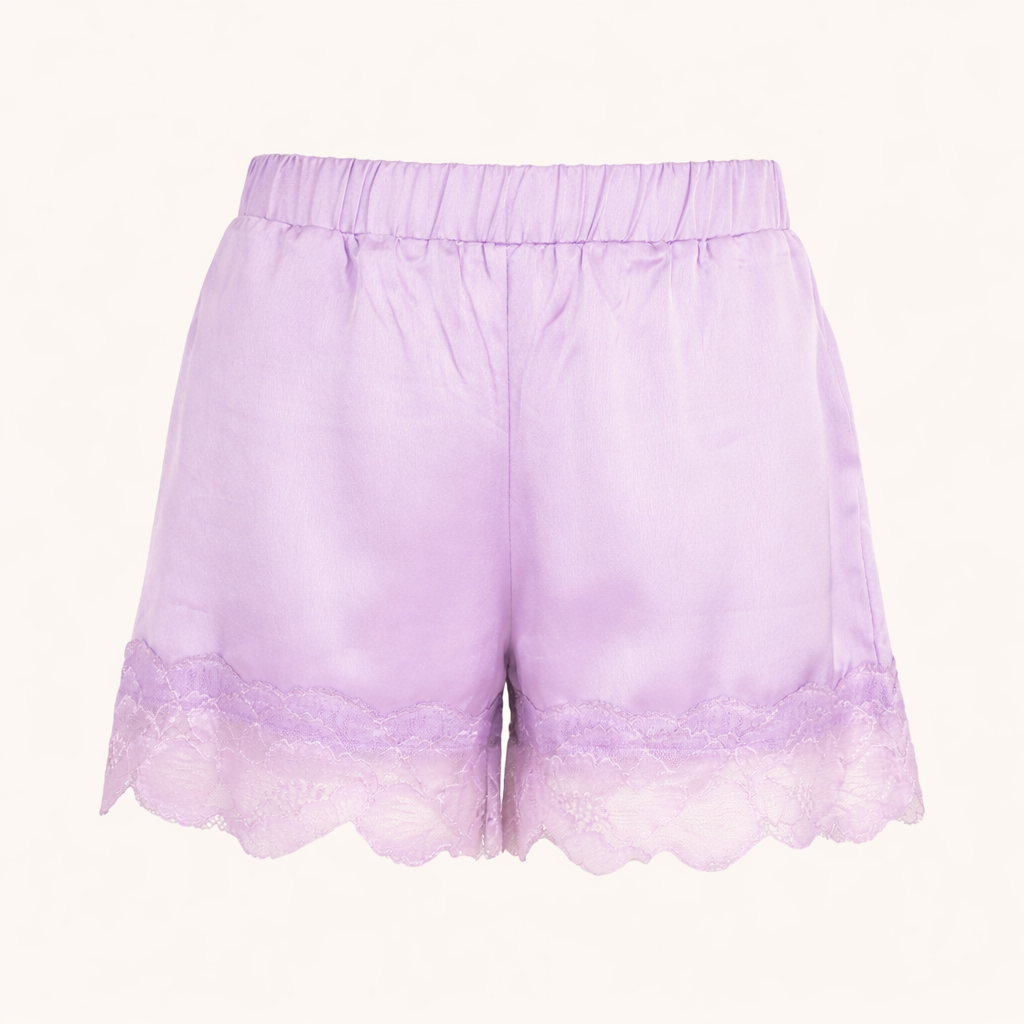 Lace Satin Short