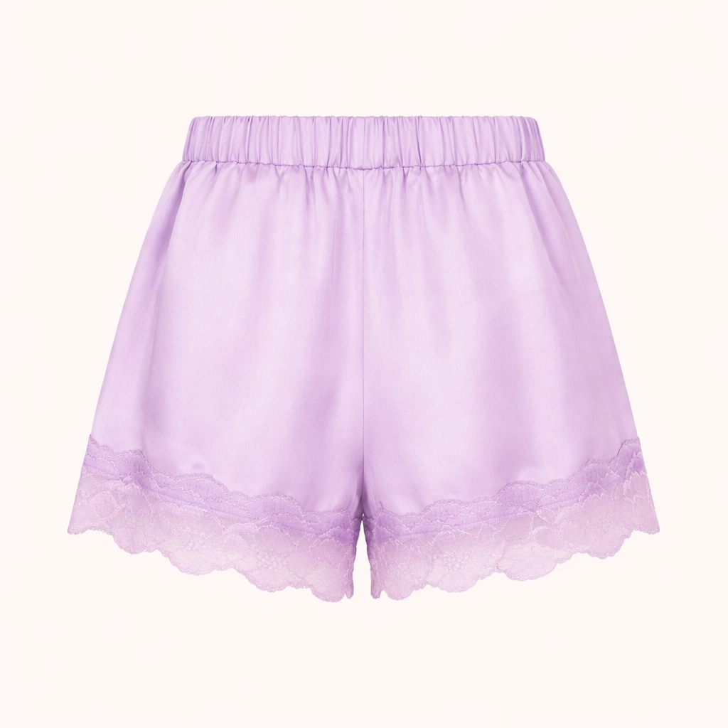 Lace Satin Short