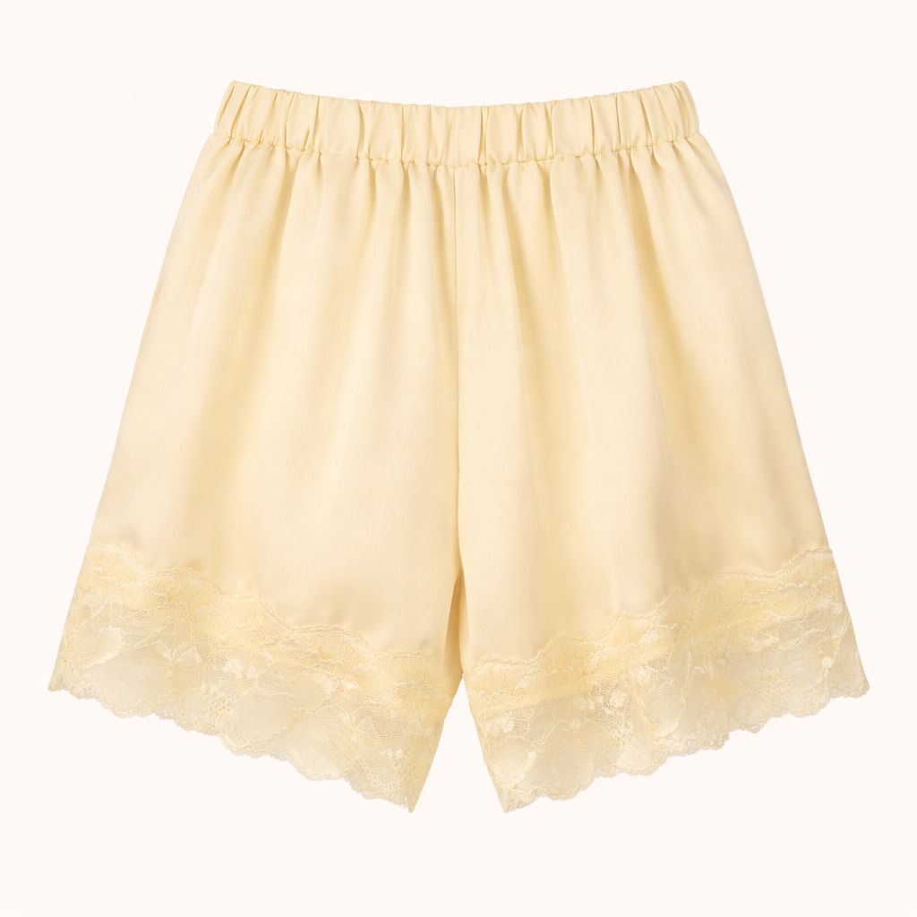 Lace Satin Short