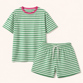 Stripe Set Groen/Wit